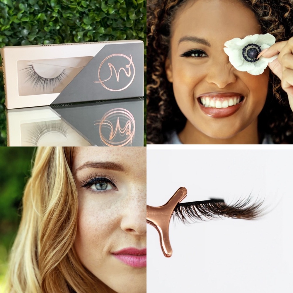 Mi Beauti Luxurious Faux Mink Ombri Reusable Lash Set NIB